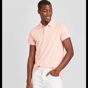 Men’s Pink Polo Shirt by Goodfellow & Co.